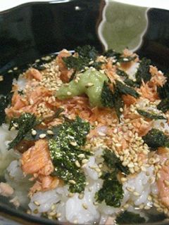 居酒屋の味★わさび鮭茶漬け★-レシピのメイン写真