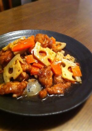 蓮根と鶏肉の南蛮漬け風～-レシピのメイン写真