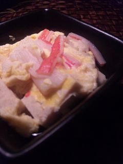 凍り豆腐とオイスターソースで卵とじ〜♪-レシピのメイン写真