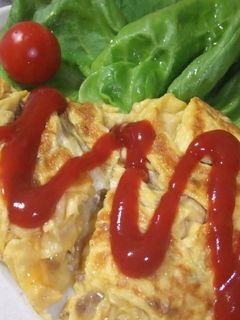 おいし~い♪ポテト入りチーズオムレツ-レシピのメイン写真