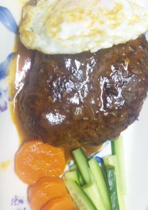 我が家のハンバーグ-レシピのメイン写真