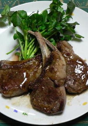 骨付きラム肉のステーキ-レシピのメイン写真