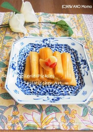 ポリポリセロリのにんにく醤油漬け-レシピのメイン写真