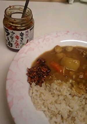 カレーライス桃ラーのっけ-レシピのメイン写真