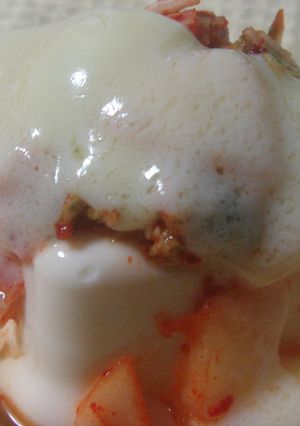 簡単!とろ~りキムチ~ズ 豆腐♪-レシピのメイン写真