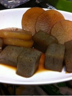 大根とコンニャクの煮物-レシピのメイン写真