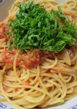 ペスカトーレ風イカの塩辛&ツナのパスタ-レシピのメイン写真