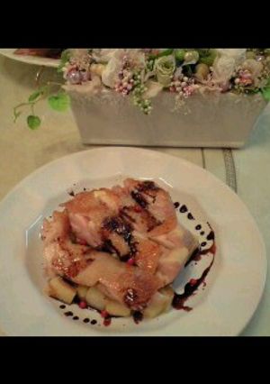 鶏のロースト バルサミコソース添え-レシピのメイン写真