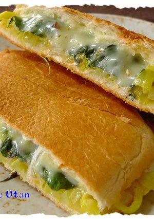 パン耳のカレー納豆チーズサンド✿-レシピのメイン写真
