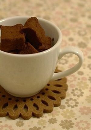 ヘルシー豆乳生チョコ-レシピのメイン写真