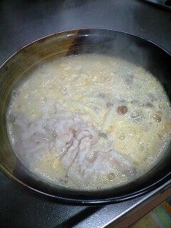 ふわとろ納豆卵とじうどん♪-レシピのメイン写真