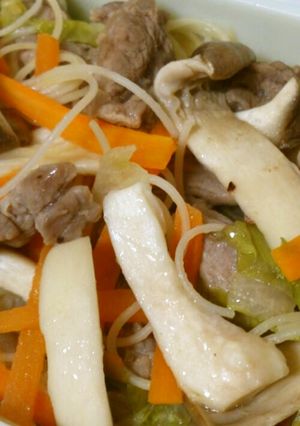 簡単ランチ★野菜たっぷりビーフン-レシピのメイン写真