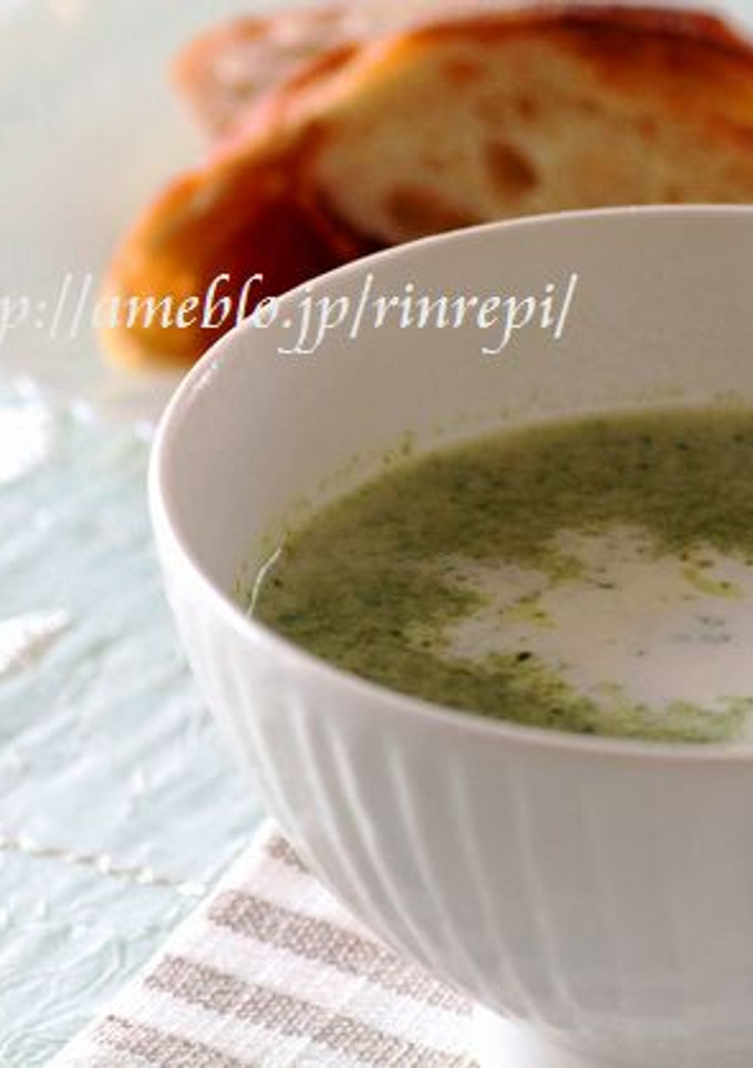 ほうれん草と舞茸のミルクスープ-レシピのメイン写真
