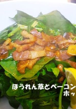 ドレッシングも一緒に作るほうれん草サラダ-レシピのメイン写真