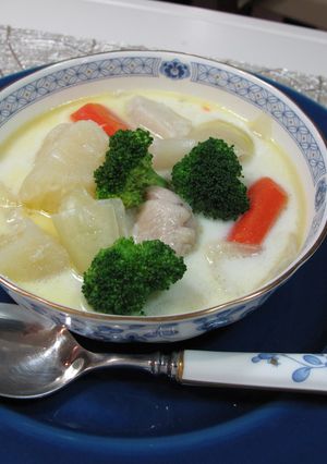 炊飯器で簡単！　ホワイトシチュー-レシピのメイン写真