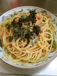 ツナと紅ショウガのスパゲティ-レシピのメイン写真