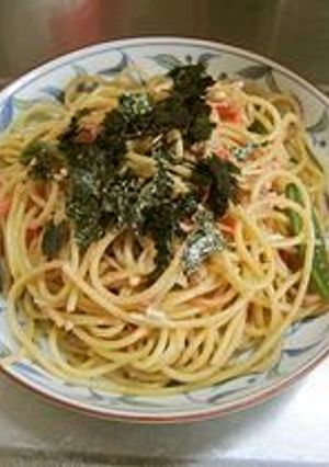 ツナと紅ショウガのスパゲティ-レシピのメイン写真