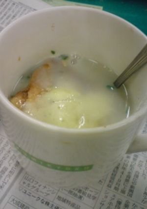 お麩とカップスープ-レシピのメイン写真