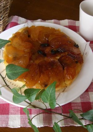 フライパンで焼く簡単タルトタタン風ケーキ-レシピのメイン写真