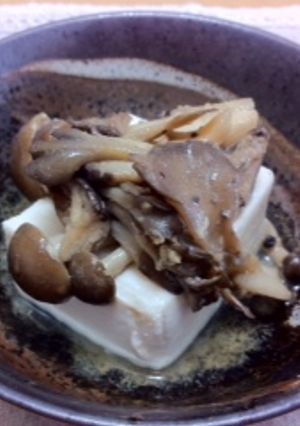からしきのこの塩豆腐-レシピのメイン写真