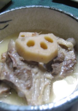 レンコンと豚スペアリブの塩煮込み-レシピのメイン写真