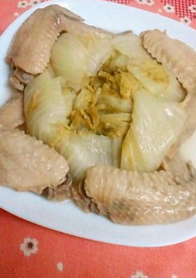 ☺手羽先と白菜の簡単煮☺-レシピのメイン写真