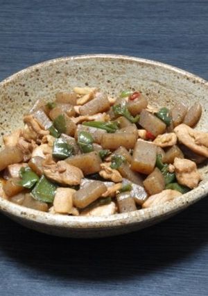 こんにゃくと鶏肉の炒り煮-レシピのメイン写真