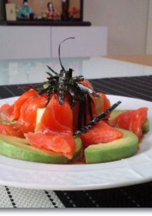 材料揃えるだけ和風前菜豆腐アボカド-レシピのメイン写真