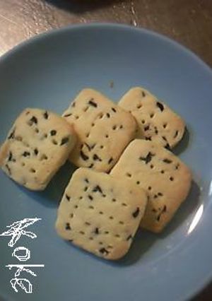 はちみつとブラックオリーブのクッキー-レシピのメイン写真