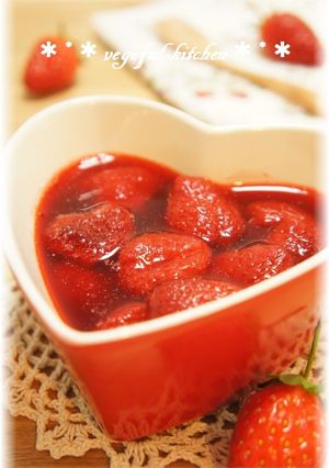 レンジで簡単❀春のダイエット苺ジャム❀-レシピのメイン写真