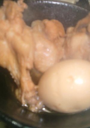 超簡単!絶対美味しい手羽元と茹で卵の煮物-レシピのメイン写真