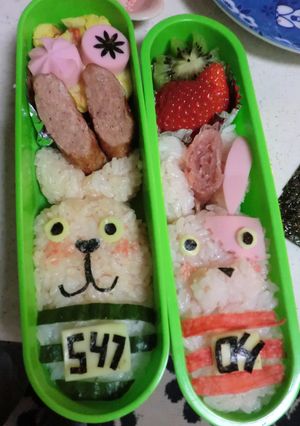 ウサビッチ☆キャラ弁-レシピのメイン写真