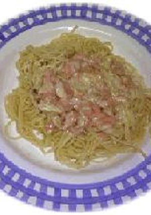 サーモンクリームソースパスタ-レシピのメイン写真