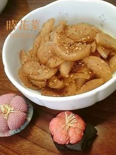 沢庵リメイク(古漬け大根)の炒め煮-レシピのメイン写真
