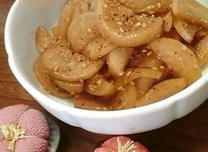 沢庵リメイク（古漬け大根）の炒め煮-レシピのメイン写真