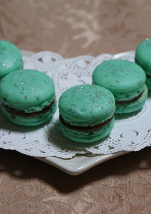 ミント・チョコのマカロン♪-レシピのメイン写真