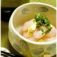 大人酒肴★甘エビとチーズのレモン塩仕立て