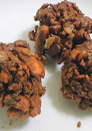 柿の種deチョコクランチ☆-レシピのメイン写真