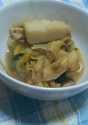 ホタテと白菜の炒め煮-レシピのメイン写真