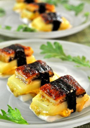 鰻チーズのはんぺん寿司仕立て-レシピのメイン写真