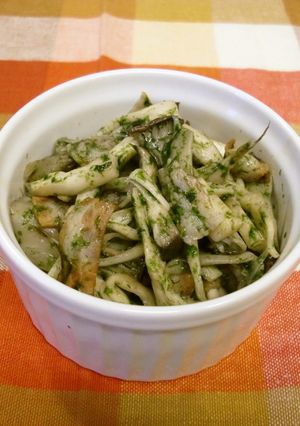 きのことベーコンの青海苔あえ-レシピのメイン写真