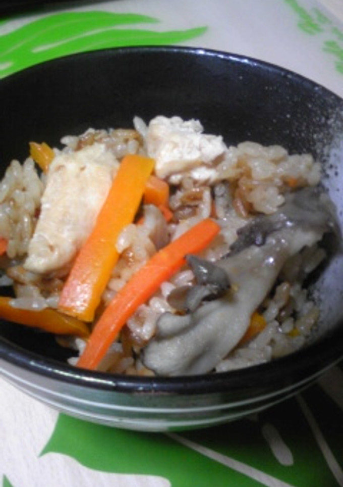 まいたけとささみの炊き込みご飯-レシピのメイン写真