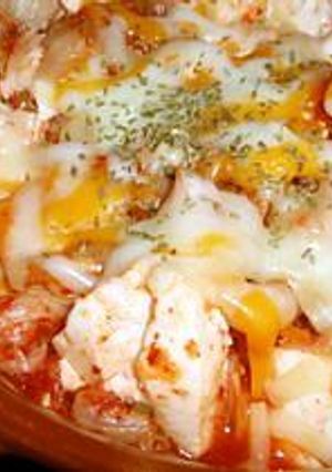 パパッと☆キムチのせ豆腐グラタン-レシピのメイン写真