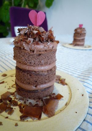 バレンタインにラブリーな生チョコケーキ-レシピのメイン写真
