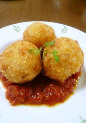 魚肉ソーセージ入り♡ライスコロッケ-レシピのメイン写真