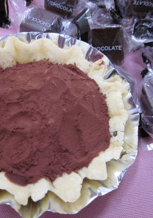 簡単チョコバナナタルト(・o・)ゞ-レシピのメイン写真