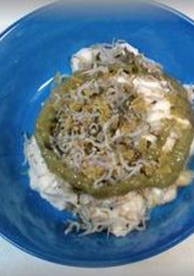 豆腐とめかぶと高菜ちりめんの和え物-レシピのメイン写真