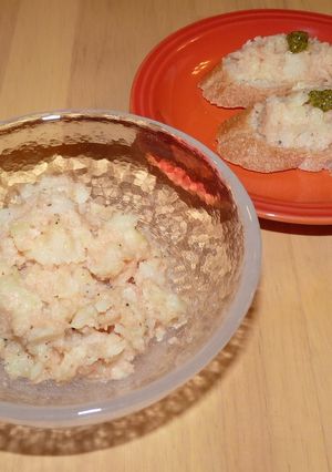 明太ポテトディップ☆フランスパンと♫-レシピのメイン写真