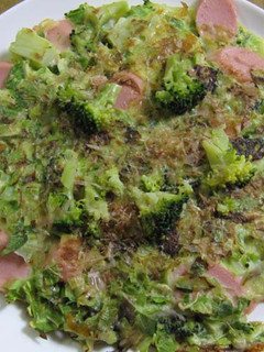 ソーセージとブロッコリーのお好み焼き-レシピのメイン写真