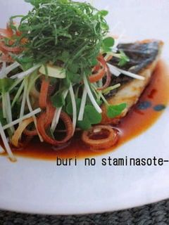 ぶりのスタミナソテー★ガーリックポン酢-レシピのメイン写真